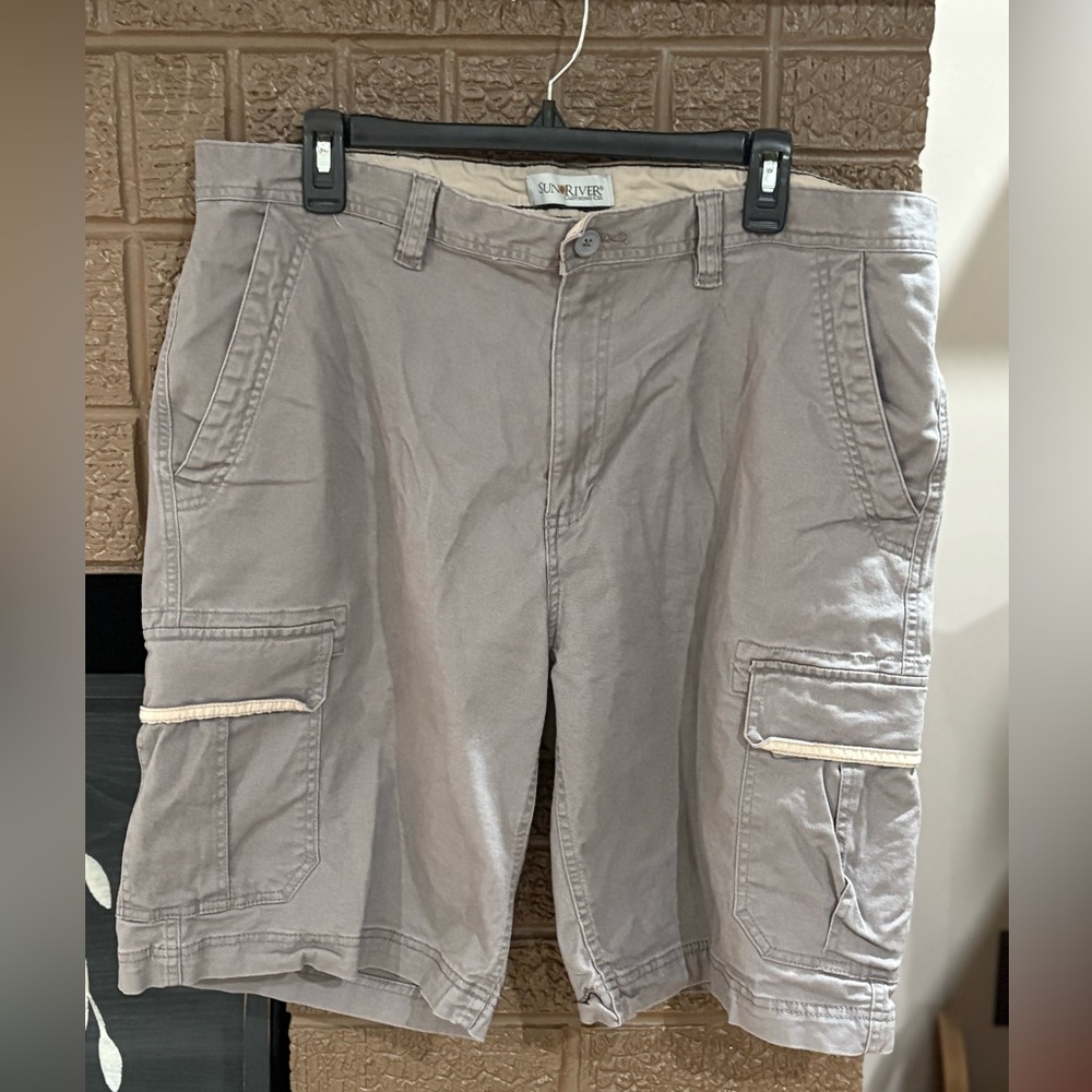 Men's Cargo Shorts - Tan